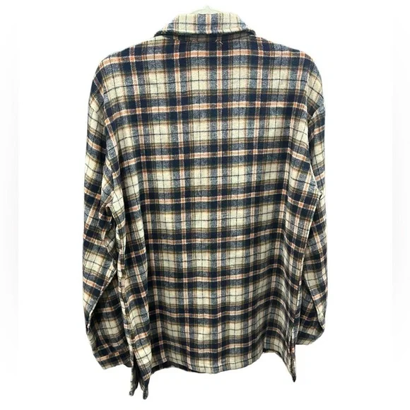 Kori Women’s Soft Plaid Long Sleeve Shacket Size: L - Picture 2 of 6